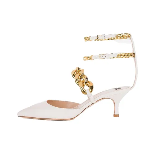 Elisabetta Franchi Высокие каблуки Белый Женские