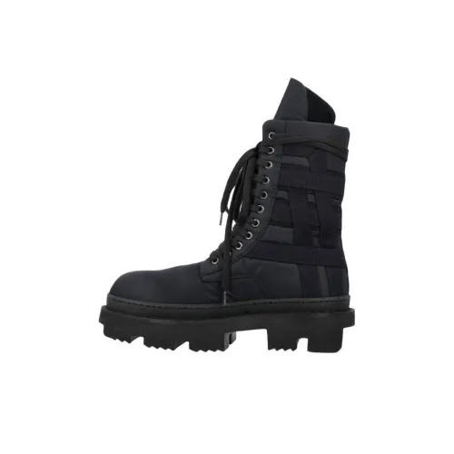 Rick Owens DRKSHDW Короткий Мартин Ботин Мужской Черный