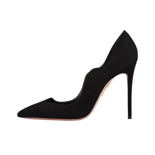 AQUAZZURA Artiste Узкий каблук Высокие каблуки 10,5 см Женские Черный