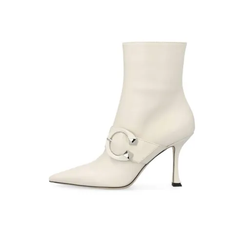 Jimmy Choo Magik Модные ботильоны Женские Белые