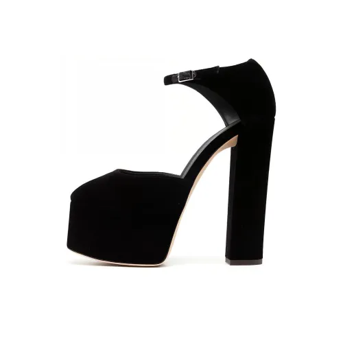 Giuseppe Zanotti GZ Грубый каблук Высокие каблуки Женские Черный