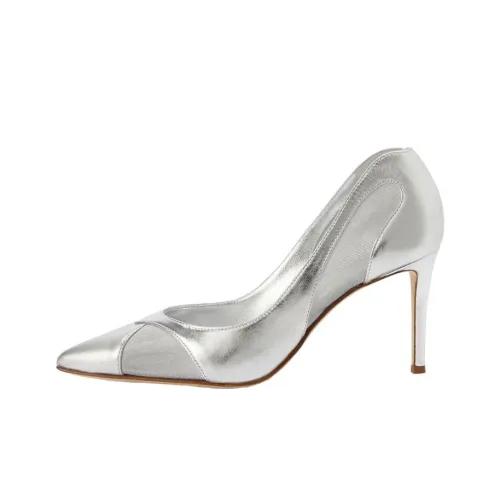 GIUSEPPE ZANOTTI Высокие каблуки Серебристые Женские