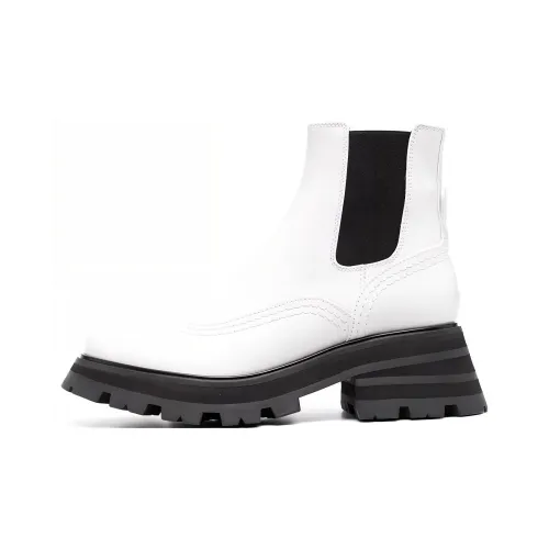 Alexander McQueen Walk Short Chelsea Женщина Белый