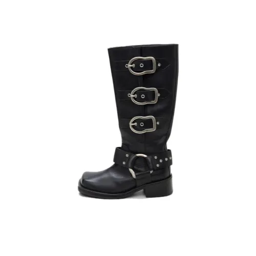 Dorothee Schumacher Женские высокие сапоги на колено черные