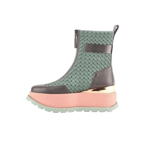 UNITED NUDE Roko BOOTIE II Ботильоны 6 см Женские Зеленый Серый