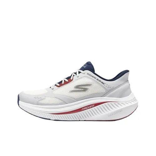Skechers MEN'S GO WALK Устойчивый к истиранию низкий топ повседневная беговая обувь для мужчин белый