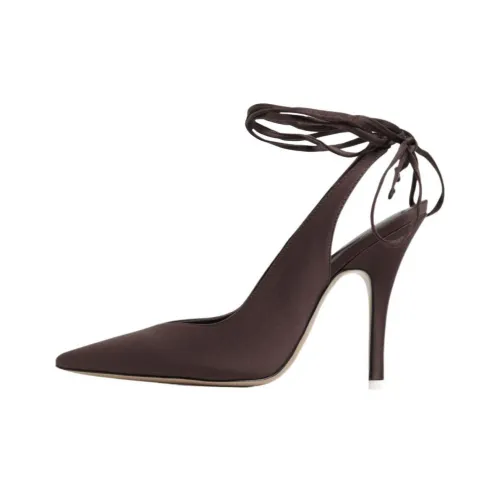 The Attico Узкий каблук Высокие каблуки 12 см Женские Коричневый