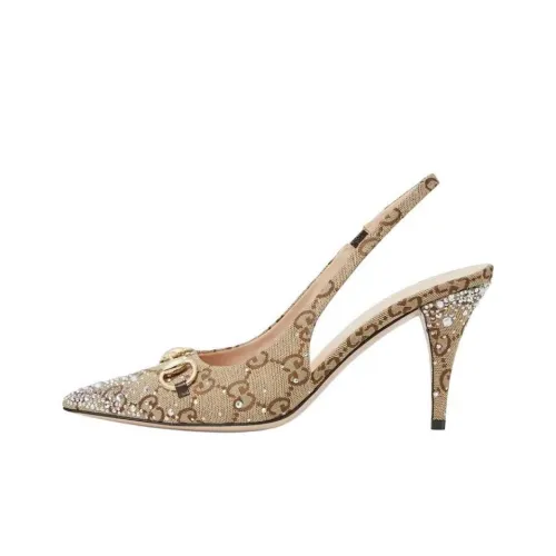 GUCCI Пряжка Horsebit Высокие каблуки Женские