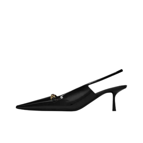 SAINT LAURENT Высокие каблуки Черные Женские