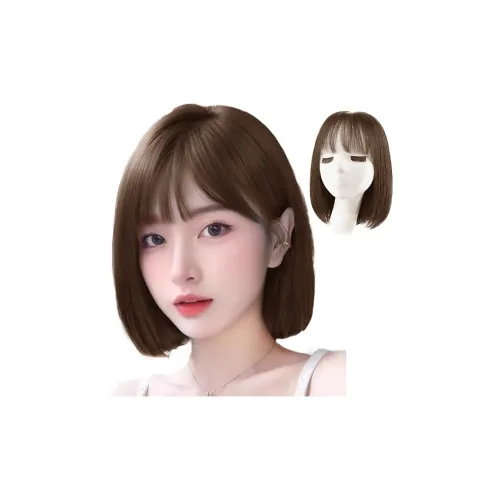 YUNQING Французский Liu Hai Bobo Голова Парики Мокко