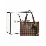 Коричневая сумка для покупок