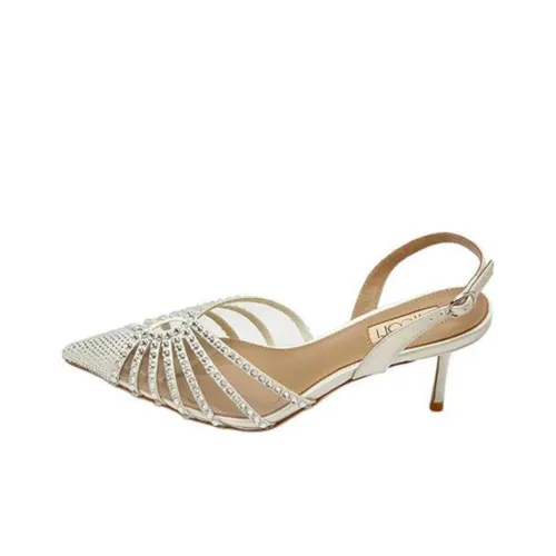 NICOLI Jessial Узкий каблук Высокие каблуки 8,5 см Женские Белые