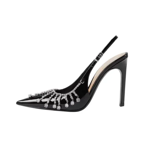 GUCCI Узкий каблук Высокие каблуки 10,4CM Женские Черный