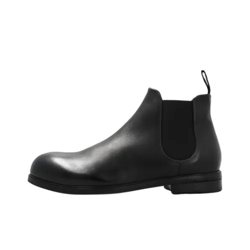 Marsèll Короткий Челси Мужской Черный