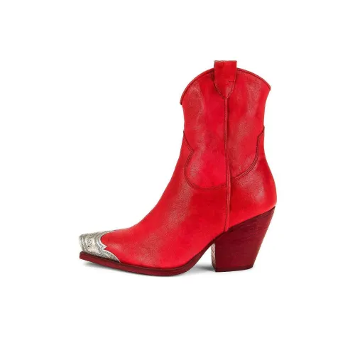 FREE PEOPLE Ботильоны 7,9 см Женские Красные