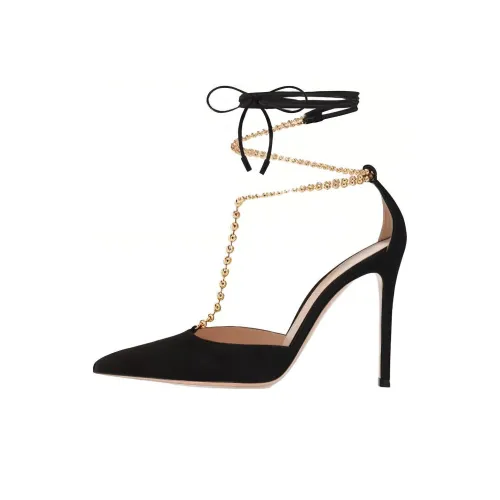 GIANVITO ROSSI Узкий каблук Высокие каблуки 10,5 см Женские Черный