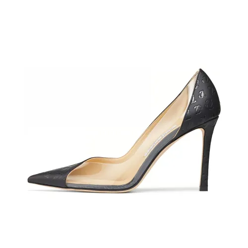 Jimmy Choo Cass Низкий каблук Высокий каблук 9,5 см Женский Черный