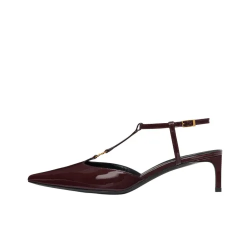 CELINE Kitten Узкий каблук Высокие каблуки 5 см Женские Красный