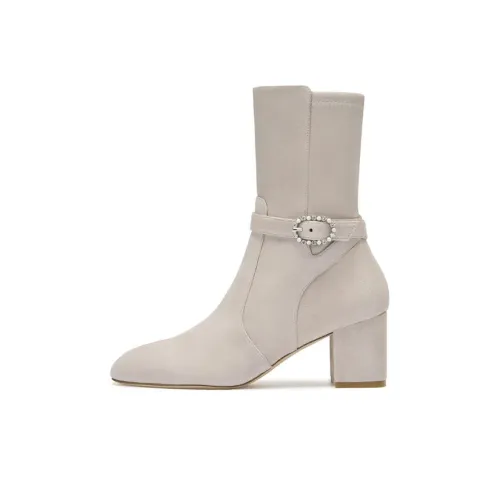 Stuart Weitzman SW 5050 Ботильоны 6 см Женские Белые