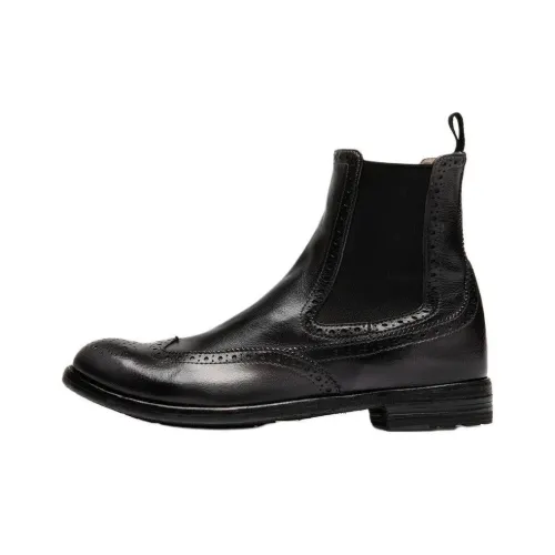 Officine Creative Lexikon 151 Короткий Челси 3 см Женские Черный