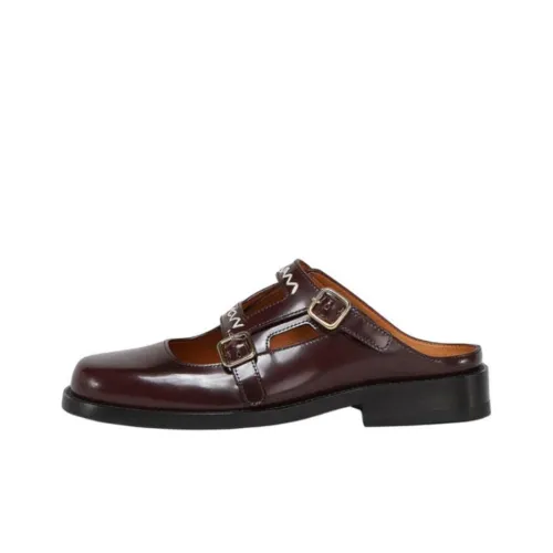 Marni Домашние тапочки Женские Красный Коричневый