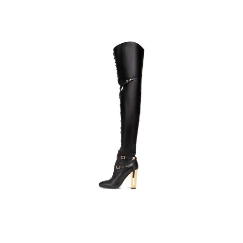 FENDI Over The Knee Boots Женские Черные
