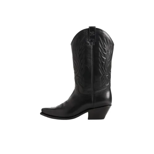 Ralph Lauren Collection Chilton Vachetta Ботильоны 4CM Женские Черный