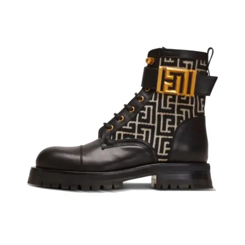 BALMAIN Короткий ботинок Martin 4CM женский черный