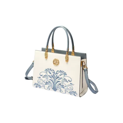 Geshiman Сумка из коровьей кожи большая женская многоцветная