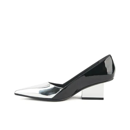 UNITED NUDE Высокие каблуки Серебристо-черный Женские