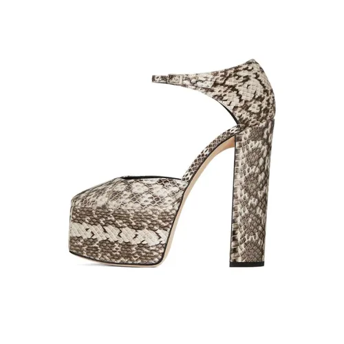 GIUSEPPE ZANOTTI Высокие каблуки Белый-коричневый Женские