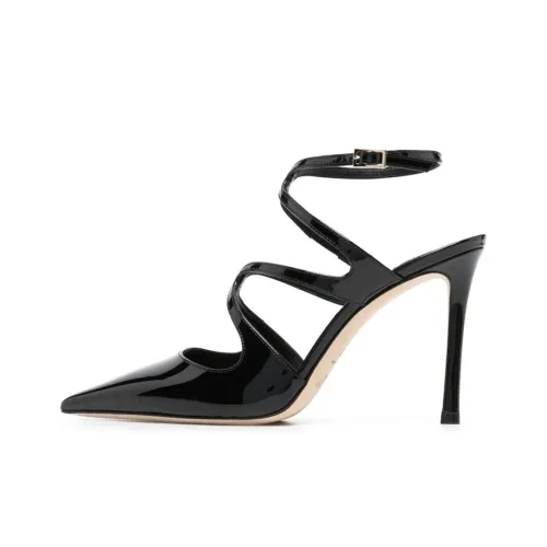 Jimmy Choo Azia Низкий каблук Высокий каблук 10 см Женский Черный