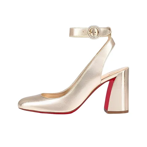 CL Грубый каблук Высокие каблуки 8,5 см Женские Золотые