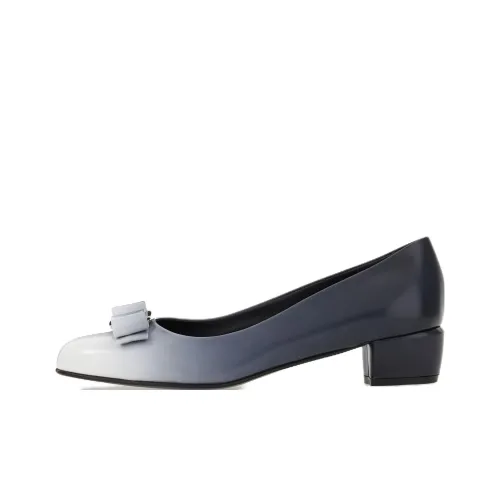 Ferragamo Высокие каблуки Черно-белая панда Женские