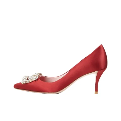 Roger Vivier Flower Strass Высокие каблуки Женские