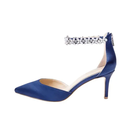 Badgley Mischka Низкий каблук Высокий каблук 7 см Женский Синий