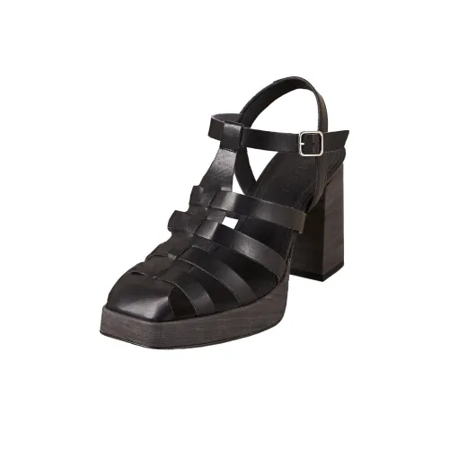 ALOHAS Грубый каблук Высокие каблуки 9 см Женские Черный