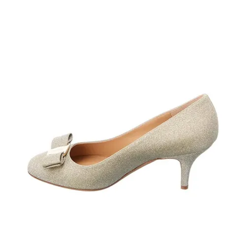 Ferragamo Узкий каблук Высокие каблуки Женские Серебряные