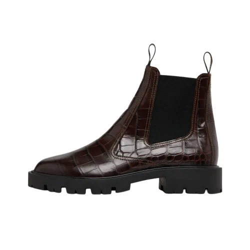 CELINE Margaret Короткий Челси 3,5 см Женские Умбра