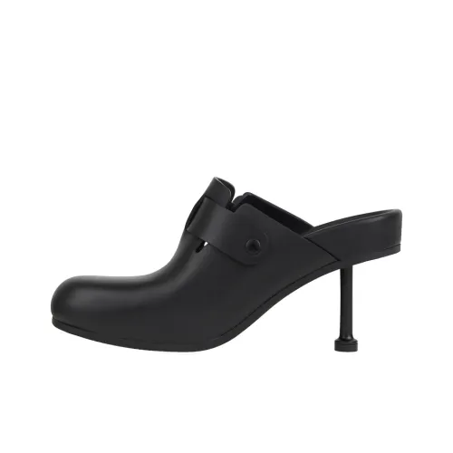 Balenciaga Mallorca Низкий каблук Высокий каблук 8 см Женский Черный