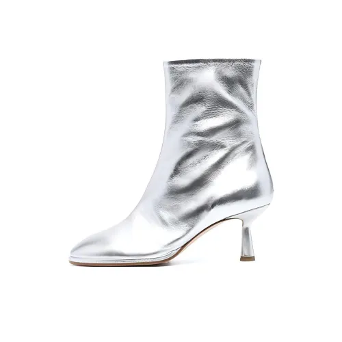 Aeyde Ботильоны Женские Серебряные