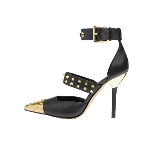 MICHAEL KORS Amal Узкий каблук Высокие каблуки 10 см Женские Черный Золотой