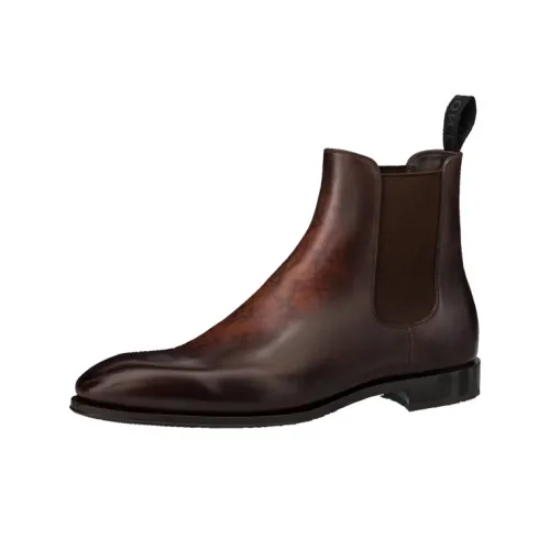 LOUIS VUITTON Minister Ankle Длина Челси Мужской Коричневый