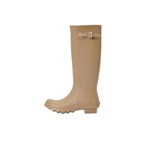 BARBOUR Колено Высокие сапоги 3 см Женские Коричневый