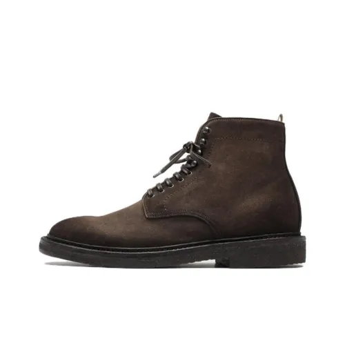 Officine Creative Hopkins Crepe 107 Crew Martin Boot Мужской Коричневый