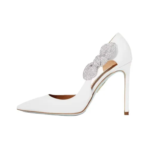 AQUAZZURA Узкий каблук Высокие каблуки 10,5 см Женские Белые