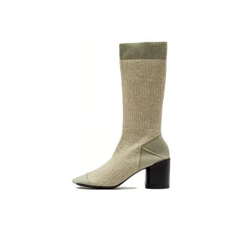 MM6 Maison Margiela Ботильоны Зеленые Женские