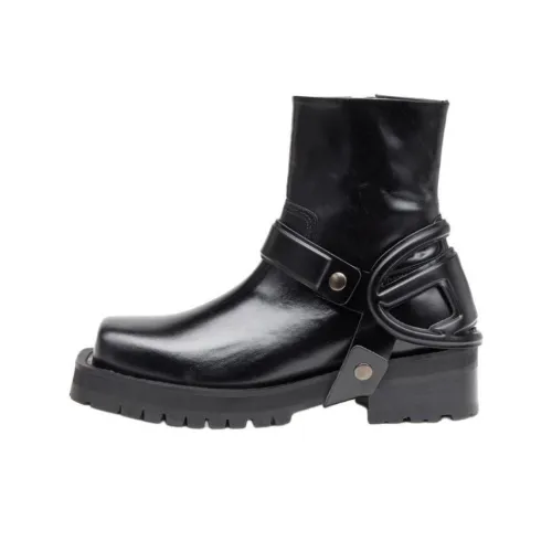 DIESEL D Texan Harness Ботильоны Мужские Черные