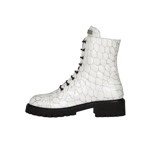 Giuseppe Zanotti GZ Короткий Мартин Ботинок 4,5 см Женский Белый