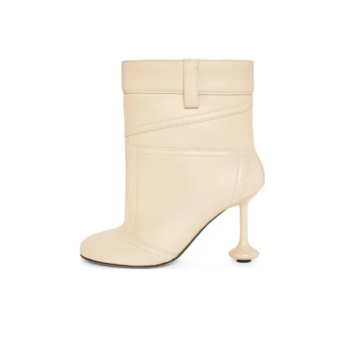LOEWE Toy Ботильоны Овсяное молоко Женские